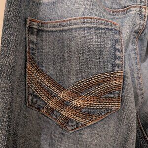 Late 90s/early 2000s juniors jeans, size 12 long flare